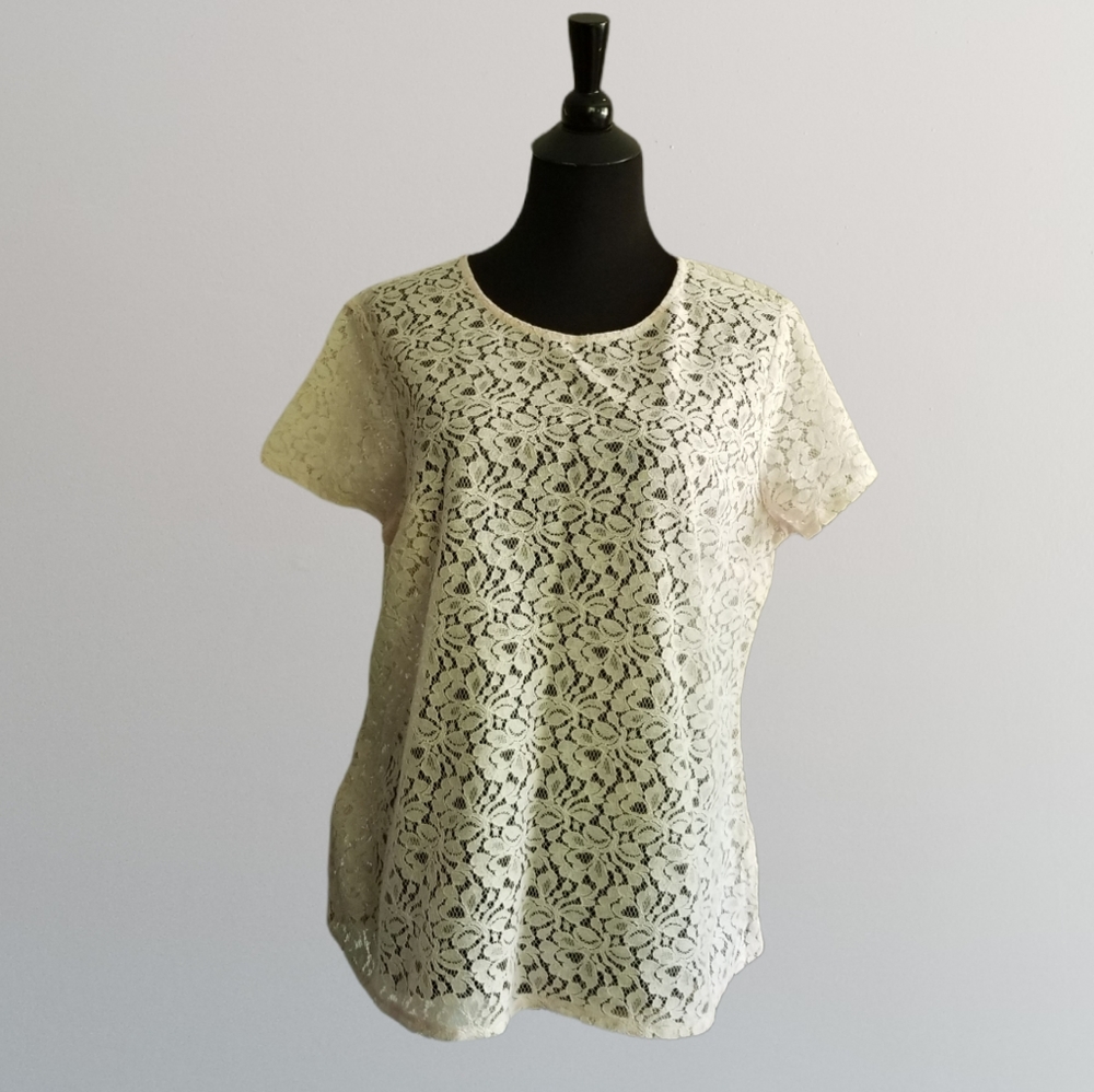 Old Navy Lace Tee